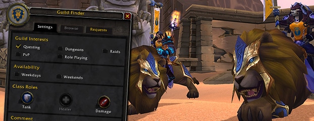 4.1 Preview -- Guild Finder
