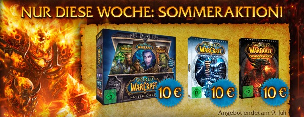 World of Warcraft: 10-Euro-Sommeraktion – Nur diese Woche!