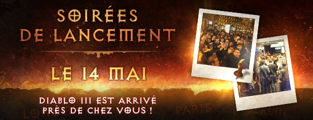 Ouvertures nocturnes pour le lancement de Diablo III