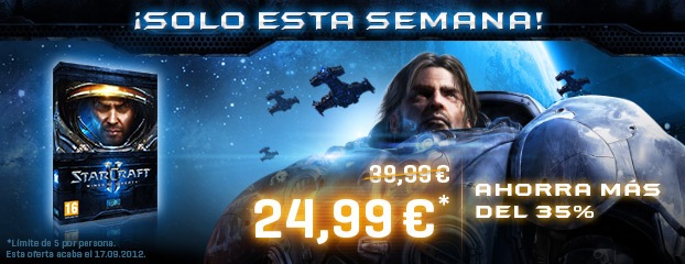 Más del 35% de descuento en StarCraft II durante esta semana
