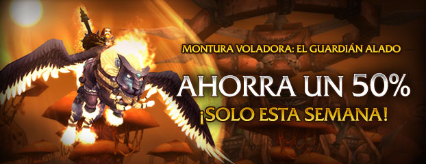 Descuento del 50% en la montura Guardian alado - ¡solo esta semana!