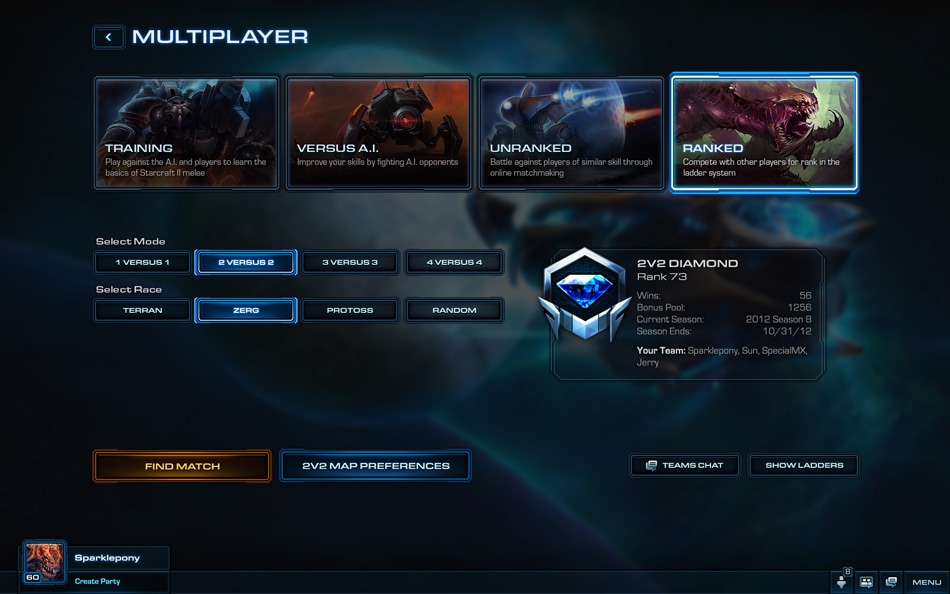 Новый пользовательский интерфейс HotS